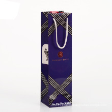 Wine Gift Paper Shopping Bag with Custom Logo Factory